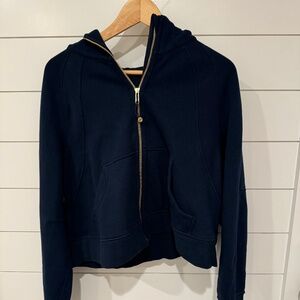 Lululemon Full Zip Scuba with Hood and Gold zipper/accents